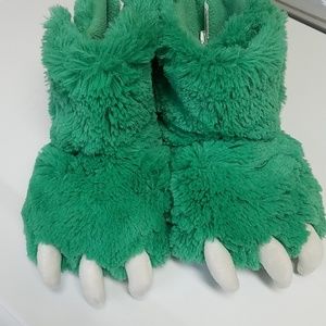 Toddler boy monster slippers